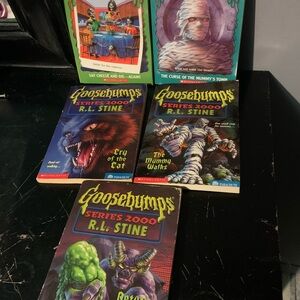 Vintage Goosebumps Series 2000’s Book Lot The Mummy Walks, Return To Horrorland